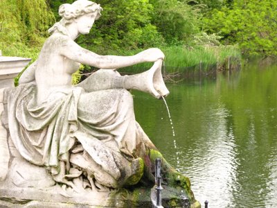 Water Nymph, Fountain in the Italian Garden (detail) by John Thomas